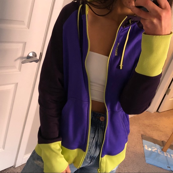 Sport fleece zip-up jacket Reebok - Picture 2 of 3